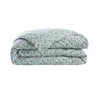 AltoBuy Allison - Housse de Couette 140x200cm Gaze de Coton Coloris Bleu Motifs Fleurs