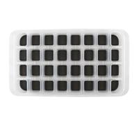 AltoBuy Bac à glaçons Souple Gris capacité 32 glaçons en polypropylène et Caoutchouc