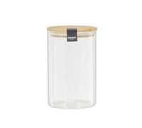 AltoBuy Bocal de Conservation 1L en Verre Couvercle Bambou - BAMPA