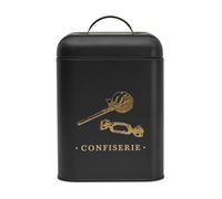 AltoBuy Boîte de Rangement en métal Noir et doré pour confiserie - Luxor