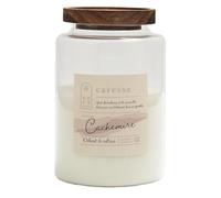 AltoBuy Bougie parfumée avec Couvercle en Acacia (H16,5 cm) Senteur Cachemire