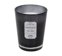 AltoBuy Bougie Parfumée en Verre Bullé Gris Foncé Senteur Musc Blanc H16cm