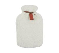 AltoBuy Bouillotte 1L en Tissu Sherpa Blanc