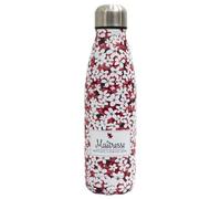 AltoBuy Bouteille de Transport Isotherme 50cl Fleurs Roses et Inscription Merci maîtresse