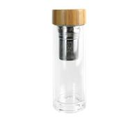 AltoBuy Bouteille en Verre Double Paroi 33cl avec Infuseur