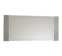 AltoBuy Brise - Miroir avec Contour Finition Béton Laqué