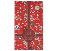 Calendrier de l'Avent Bougies Parfumées (3 parfums) avec Photophore en Verre