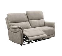 AltoBuy Canapé 2,5 Places Relax électrique Tissu Polyester Imitation Peau Gris Clair - Sultan