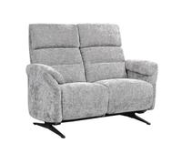 AltoBuy Canapé 2 Places Fixe Tissu maillé Ultra Doux Gris - Lama