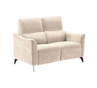 AltoBuy Canapé 2 Places Fixe Tissu Waterproof Beige - GARIOS