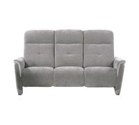 AltoBuy Canapé 3 Places Relax électrique Tissu maillé Ultra Doux Bicolore Gris avec Tablette Centrale - AUSTRAL