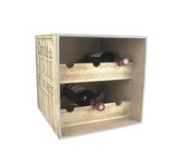 AltoBuy Cave à Vin en Bois 6 Bouteilles