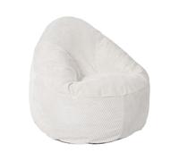AltoBuy Chauffeuse Poire en Mousse et Tissu Velours côtelé écru - Amory
