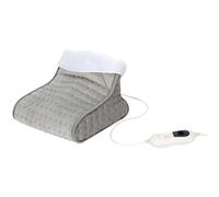 AltoBuy Chausson Chauffe-Pieds Electrique Gris et Sherpa