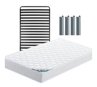 AltoBuy Chypre - Pack Matelas + Titanium 22 90x190cm + Pieds