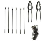 AltoBuy Coffret à crustacés 10 pièces en Acier Inoxydable