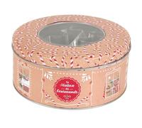 AltoBuy Coffret Boite métallique Ronde avec 10 emporte-pièces à pâtisserie
