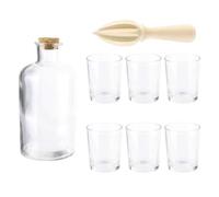 AltoBuy Coffret Rhumerie avec 1 Carafe 6 Verres et Presse-Agrumes