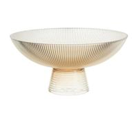 AltoBuy Coupe à Fruits sur Pied en Verre ambré de 1,1 L