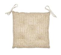 AltoBuy Coussin de Chaise réversible 40x40cm en Polyester Teinte Naturelle