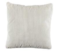 AltoBuy Coussin Flanelle Côtelé Blanc 40x40cm, Doux et Confortable, Lavable en Machine