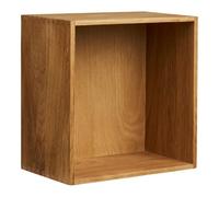 AltoBuy Cube de Rangement Mural ou à Poser en chêne Massif - Vally