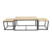 AltoBuy Cybele - Lot de 3 Tables Basses Gigognes