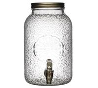 AltoBuy Distributeur à Boisson 3,8L en Verre décor Citron avec Robinet