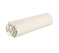 AltoBuy Drap Housse 140x190 Bonnet 35cm 100% Coton Ivoire - Vitalia