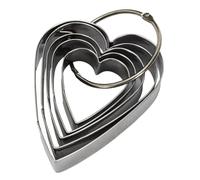 AltoBuy Ensemble de 5 emporte-pièces en Forme de Coeur différentes Tailles