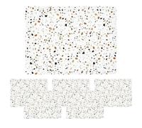 AltoBuy Ensemble de 6 Sets de Table en Plastique Effet terrazzo(40x30cm)