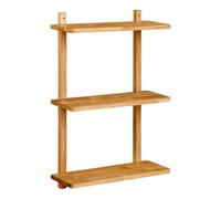 AltoBuy Etagère Murale 3 Niveaux en chêne Massif - Vally
