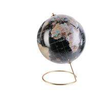 AltoBuy Globe Terrestre Décoratif Coloré Ø21,5cm et Socle Doré - ELISTO