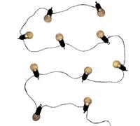 AltoBuy Guirlande Lumineuse d'extérieur 10 Ampoules LED Transparentes éclairage Blanc Chaud (L7,70m)