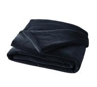 AltoBuy Harris - Chemin de Lit 90x200cm Velours de Coton Coloris Bleu Nuit