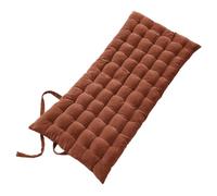 HARRIS - Matelas de Sol 60x120cm Velours de Coton Capitonné Coloris Terracotta - Altobuy Terracotta G