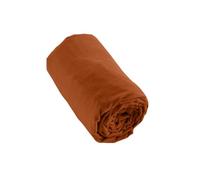 AltoBuy Hedda - Drap Housse 160x200cm Flanelle de Coton Coloris Tomette