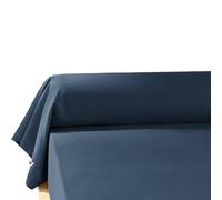 AltoBuy Hedda - Taie de Traversin 43x185cm Flanelle de Coton Coloris Nuit