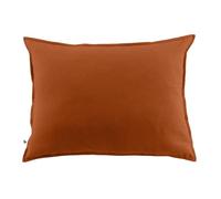 HEDDA - Taie d'Oreiller 50x70cm Flanelle de Coton Coloris Tomette -