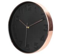 AltoBuy Horloge Murale Ronde Noire et Rose Gold - Melina
