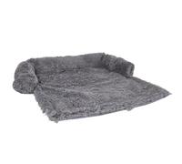 AltoBuy Jeté de lit pour Chien en Fourrure synthétique et Rembourrage Gris