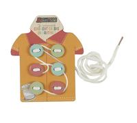 AltoBuy Jeu d'adresse pour Apprendre à Coudre des Boutons en Bois avec Ses Cartes illustrées