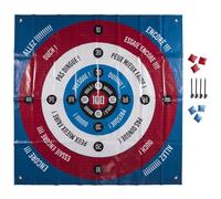 AltoBuy Jeu de Cible géante (120x120 cm) avec 6 Sacs Rouges et Bleus