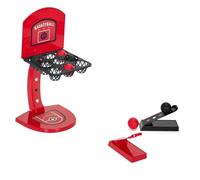 AltoBuy Jeu de Mini Basket en Plastique Rouge et Noir avec 2 lanceurs