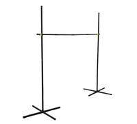 AltoBuy Jeu du Limbo Noir avec Hauteur réglable sur 3 Niveaux en polypropylène