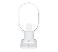AltoBuy Lampe LED Blanche en Anneau avec Station de Charge 3-en-1 Intégrée