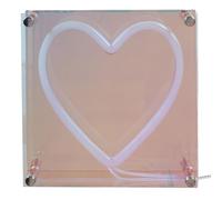 Lampe led effet neon décorative acrylique coeur multicolore avec port USB - Altobuy G