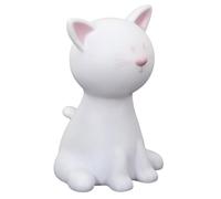 Lampe-veilleuse chat pour enfant avec lumière multicolore changeante - CMP_Drop Blanc G