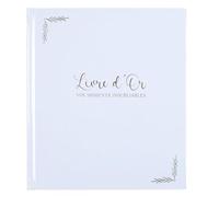AltoBuy Livre d'or Nos Moments inoubliables 20 x 25 cm de 40 Pages Blanches