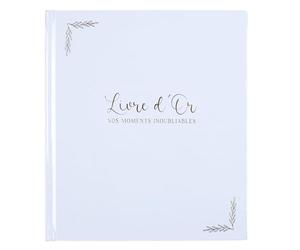 AltoBuy Livre d'or Nos Moments inoubliables 20 x 25 cm de 40 Pages Blanches